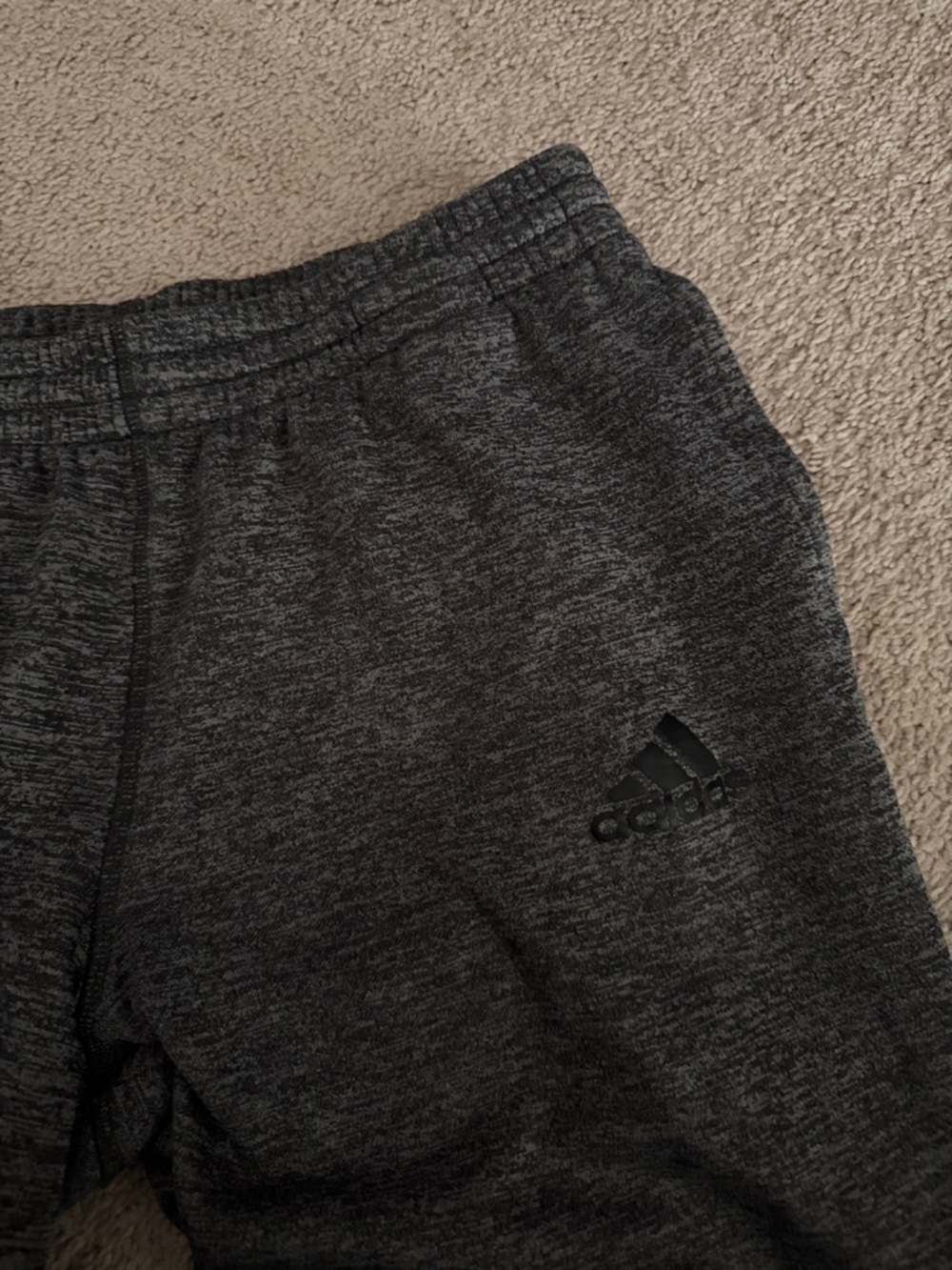 adidas Dark Gray Jogger Sweatpants size small - Picture 3 of 6
